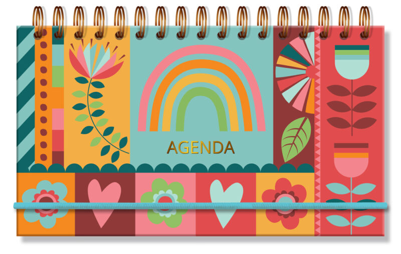 Agenda Mini Arco-íris