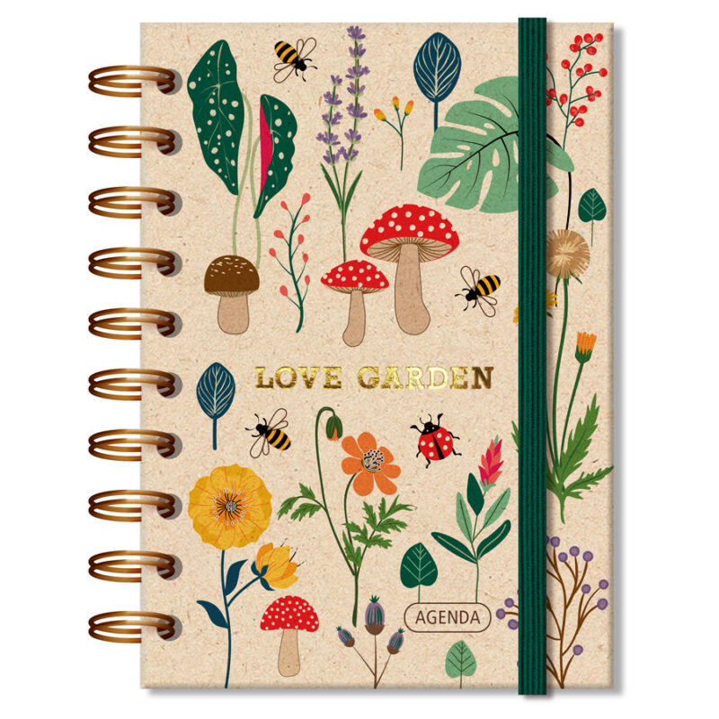 Agenda P Love Garden kraft flores