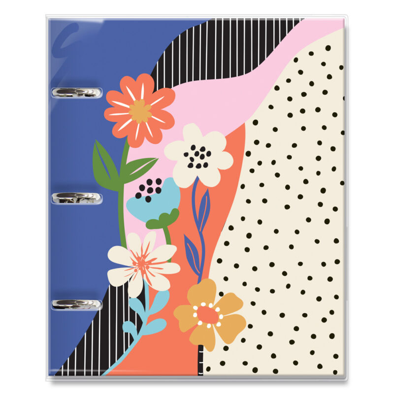 Caderno argolado planner Jardim das cores