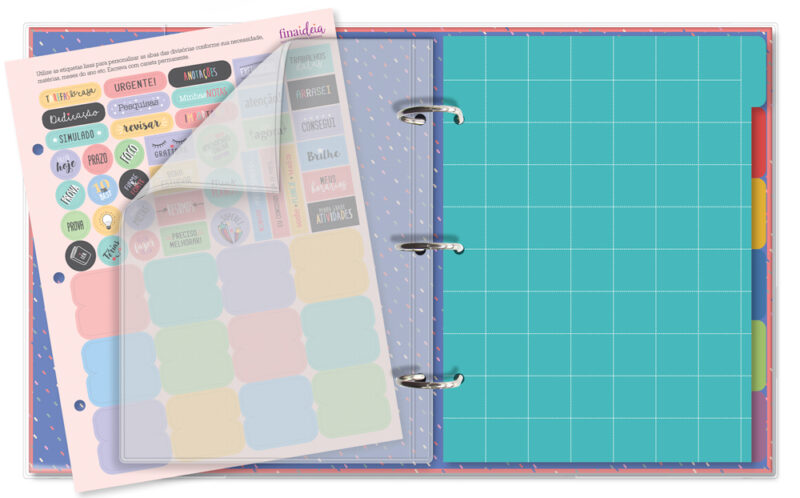 Caderno argolado planner Riscadinho - Image 2