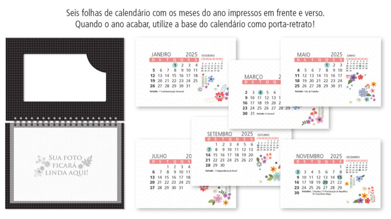 Calendário de mesa Sempre-viva - Image 4