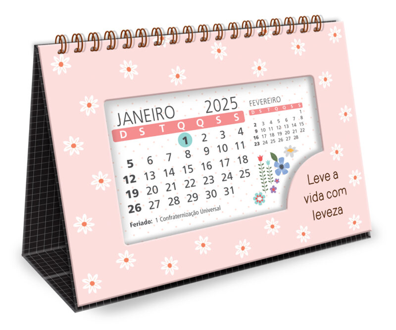 Calendário de mesa Margaridas - Image 2