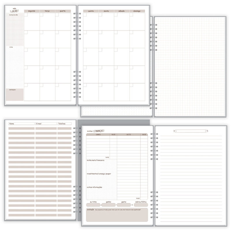 Planner Compacto mensal Reciclar - Image 4