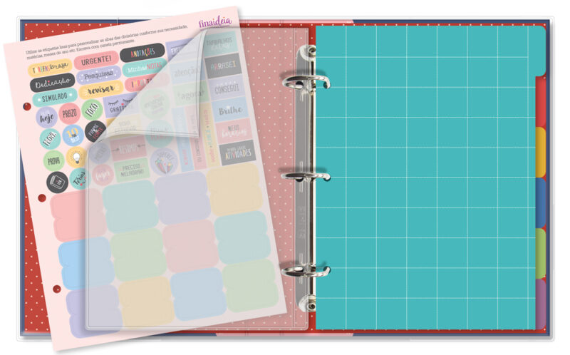 Caderno argolado planner Buquê - Image 2