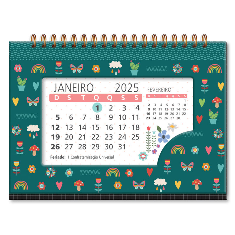 Calendário de mesa Coisas Boas