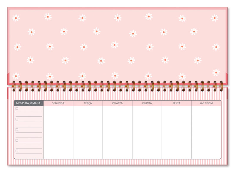 Planner Organizador semanal Buquê - Image 2