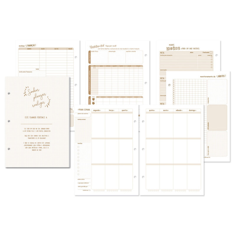 Caderno argolado planner Fun - Image 3