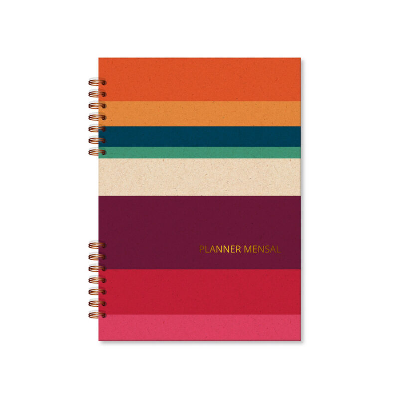 Planner Compacto mensal Reciclar