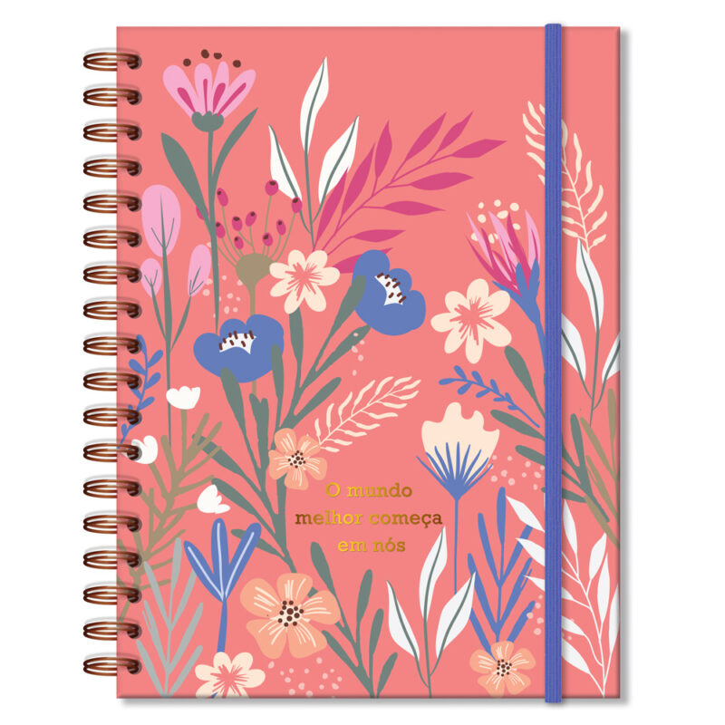 Caderno folhas removíveis Primavera