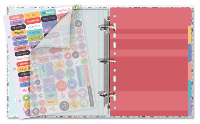 Caderno argolado planner Alegria - Image 2