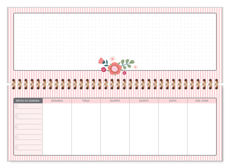 Planner Organizador semanal Arco-íris - Image 3