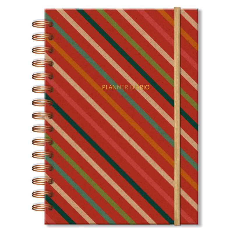 Planner Diário Kraft Linhas