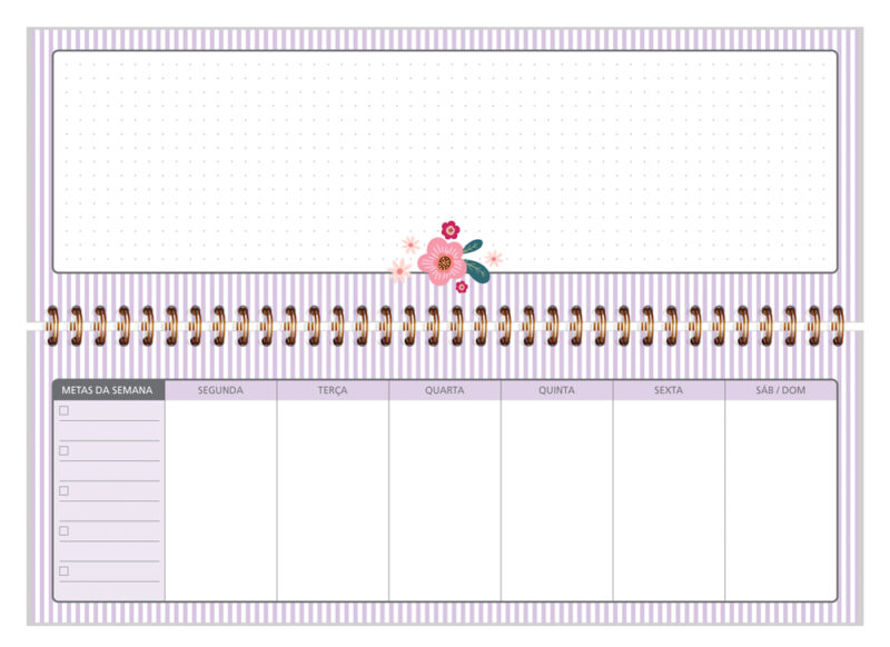 Planner Organizador semanal Arco-íris - Image 5