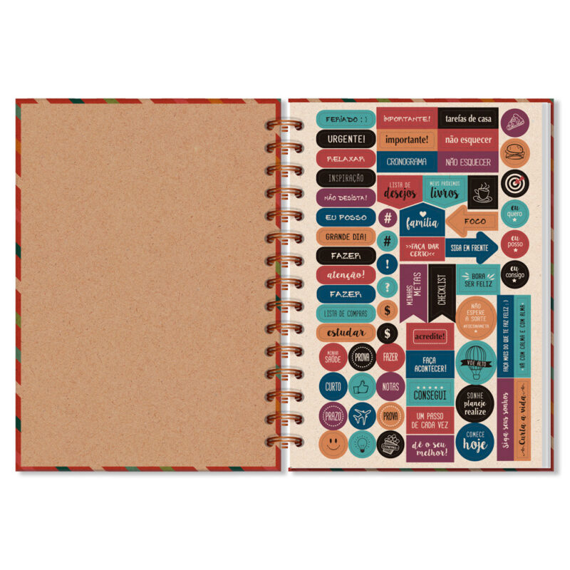 Planner Diário Kraft Linhas - Image 2