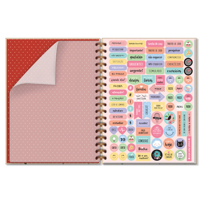 Caderno pauta e ponto Love Garden Kraft - Image 2