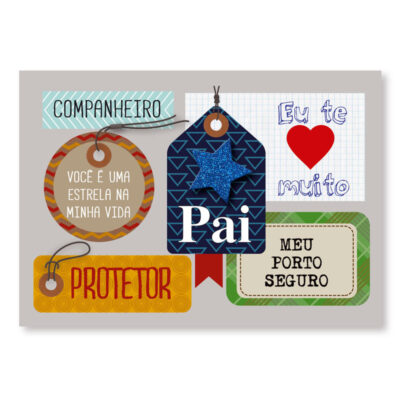Cartão Mix Pai Tag Estrela